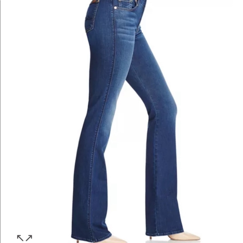Like NEW! 7 FAMK Kimmie Bootcut Sz 28 - Picture 4 of 8